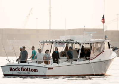 Rock Bottom Charters on the bay